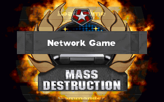 Title screen of Mass Destruction