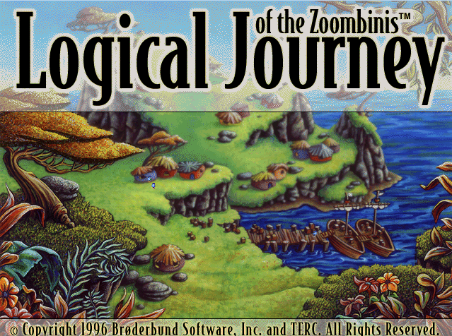 Title screen of Logical Journey of the Zoombinis