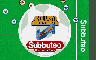 Title screen of Subbuteo
