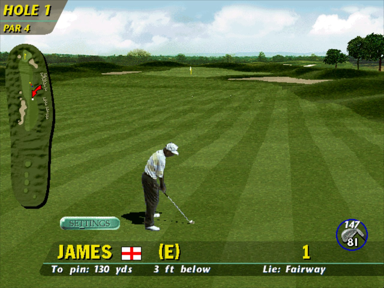 Gameplay of PGA Tour 96