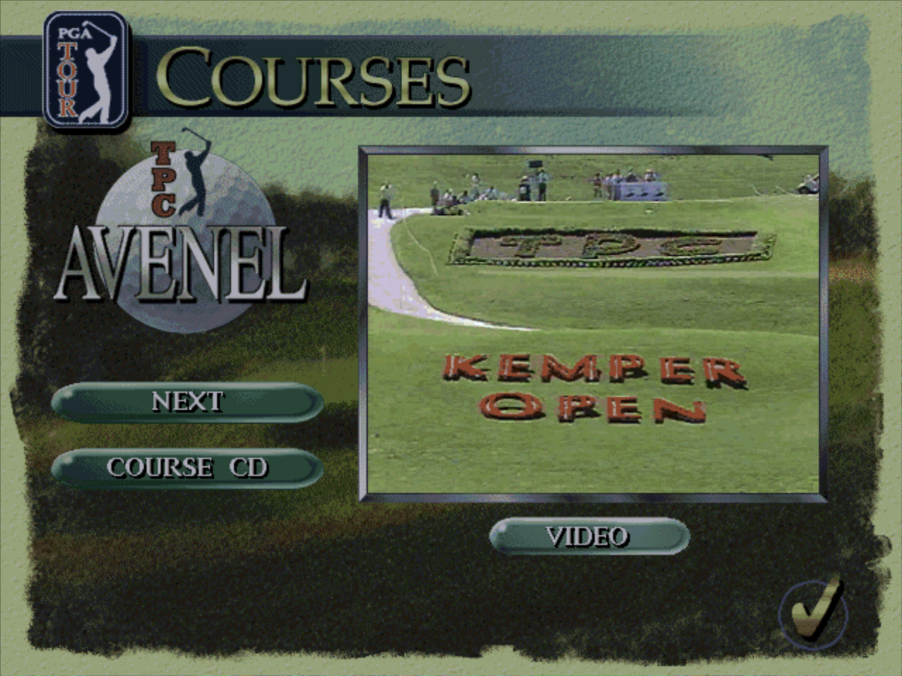 Gameplay of PGA Tour 96