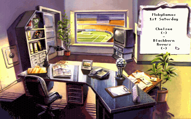 Title screen of On the Ball