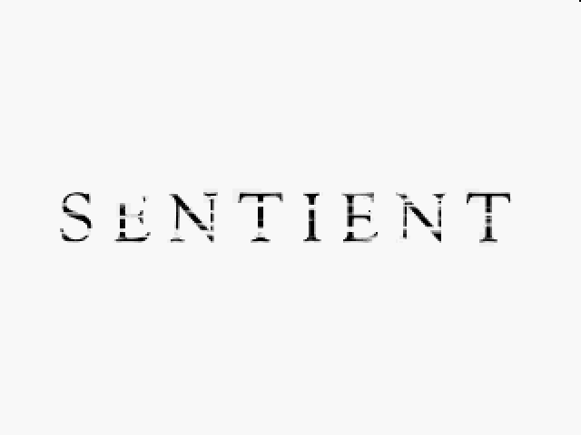 Title screen of Sentient