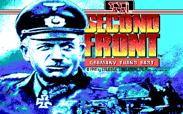Title screen of Second Front: Germany Turns East