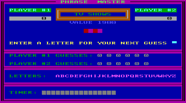 Gameplay of Phrase Master