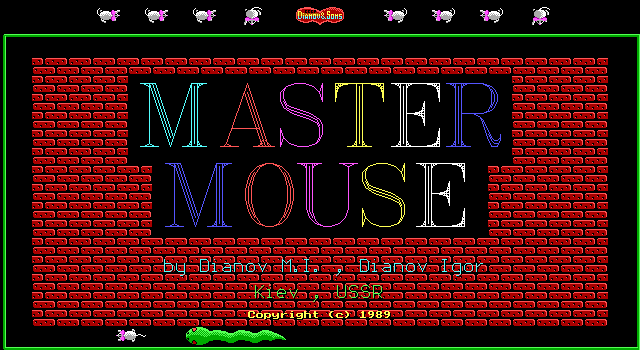 Title screen of Master Mouse