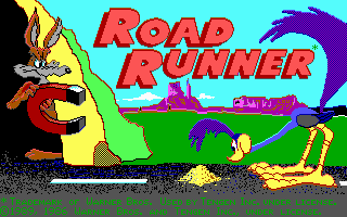 Title screen of Road Runner