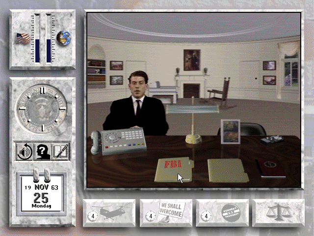 Gameplay of Reelect JFK