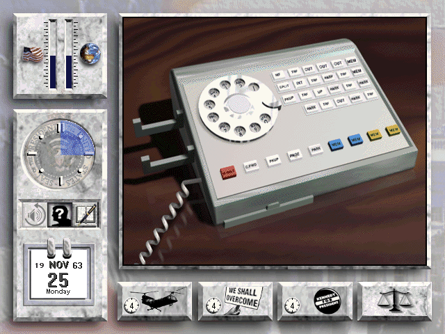 Gameplay of Reelect JFK