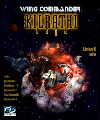 Box front of Wing Commander: The Kilrathi Saga