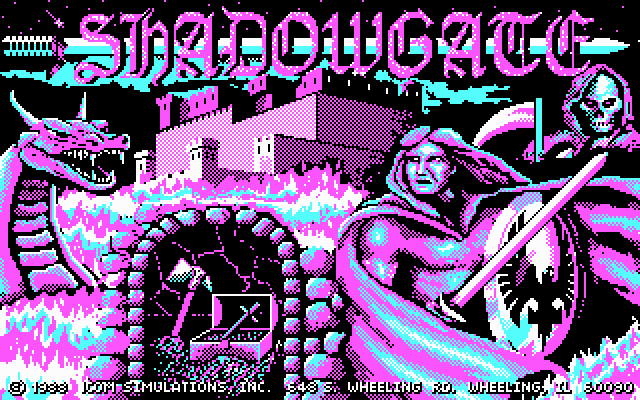 Title screen of Shadowgate