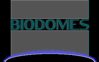 Title screen of Biodomes