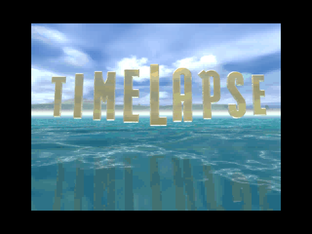 Title screen of Timelapse