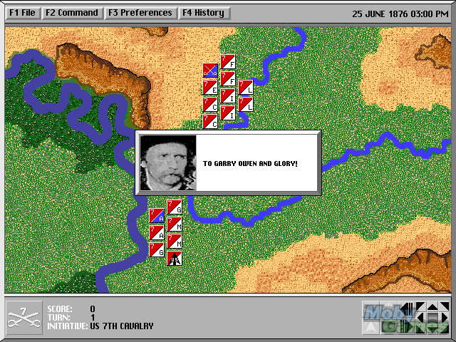 Gameplay of Custer's Last Command