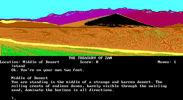 Gameplay of Treasury of Zan
