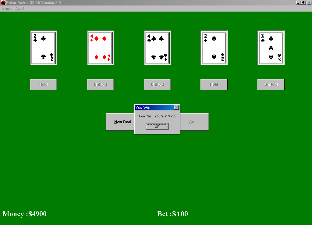 Gameplay of Poker Broker