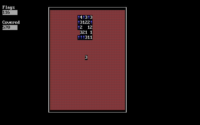 Gameplay of DOSMINE