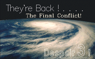 Title screen of Despair 3