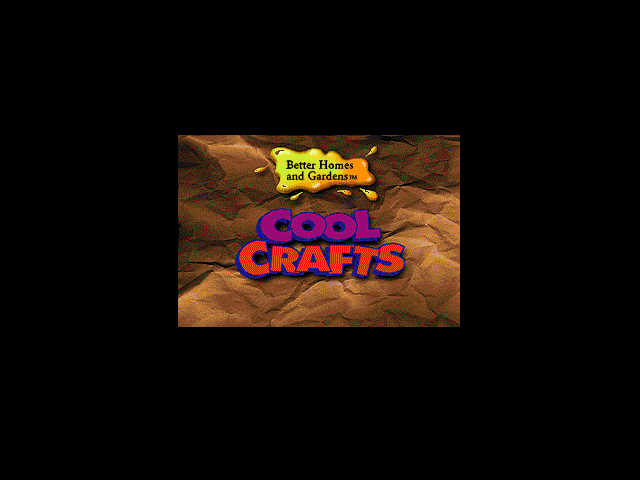 Title screen of Cool Crafts