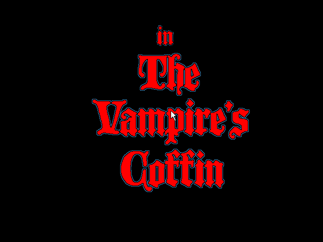 Title screen of The Awesome Adventures of Victor Vector & Yondo: The Vampire's Coffin