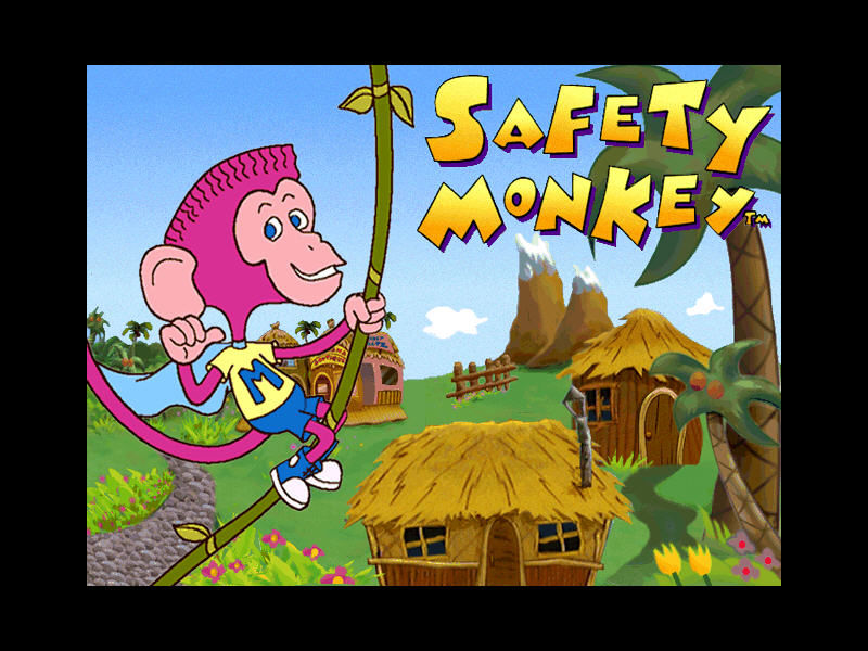 Title screen of Safety Monkey