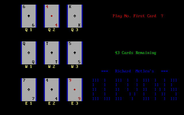 Gameplay of Elevens Solitaire Card Game