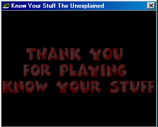 Gameplay of Know Your Stuff: The UneXplained