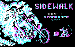 Title screen of Sidewalk