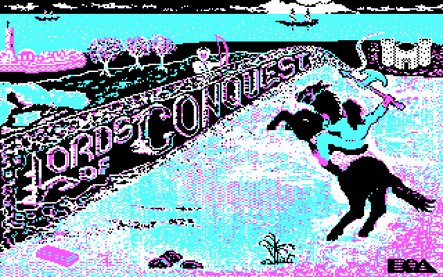 Title screen of Lords of Conquest