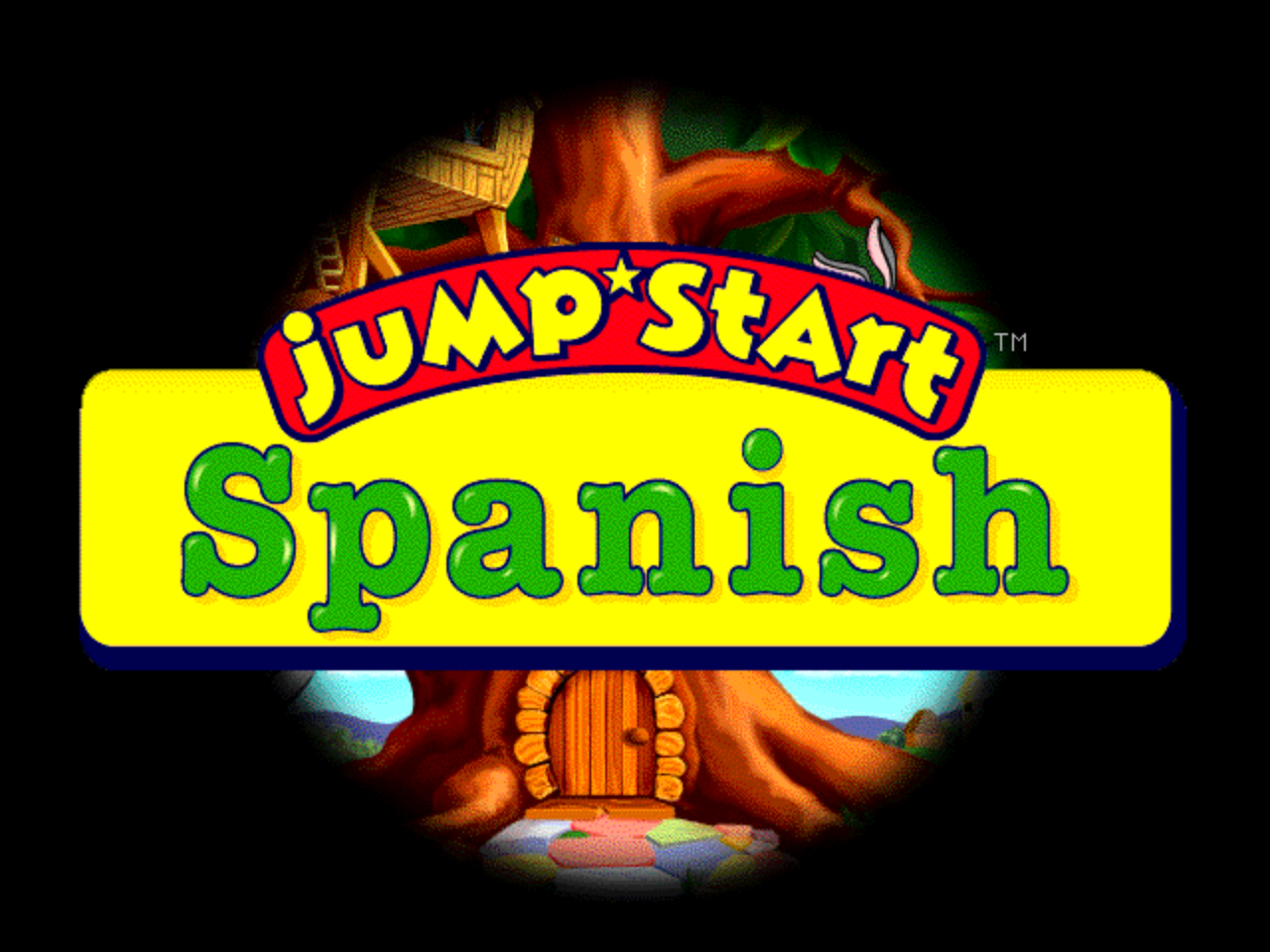 Title screen of JumpStart Spanish