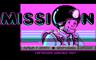 Title screen of Mission