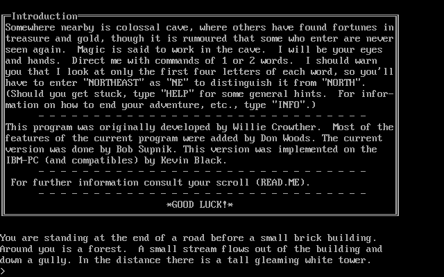 Gameplay of Adventure
