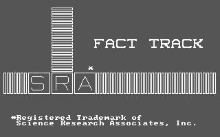 Title screen of Fact Track