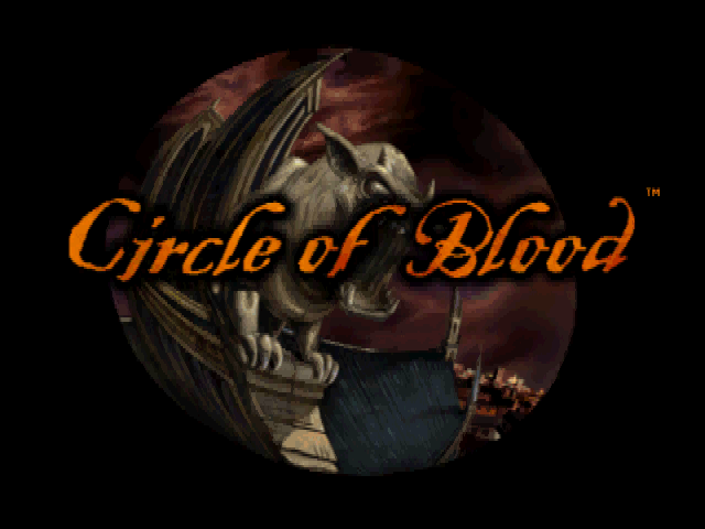 Title screen of Circle of Blood