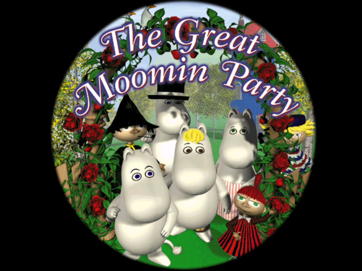 Title screen of The Great Moomin Party