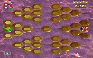 Gameplay of Hexxagon II