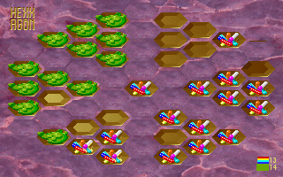 Gameplay of Hexxagon II