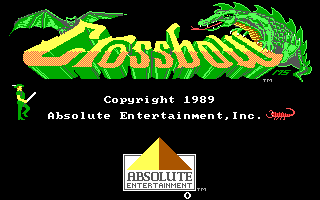 Title screen of Crossbow