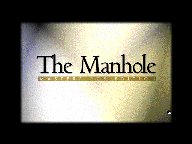Title screen of The Manhole: CD-ROM Masterpiece Edition