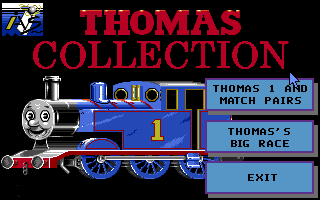 Title screen of Thomas the Tank Engine & Friends: The Collection