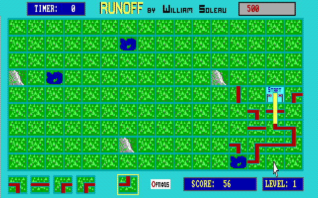 Gameplay of Runoff