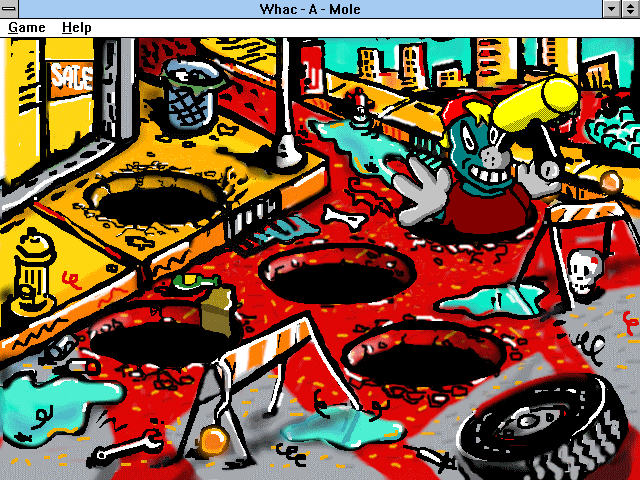 Gameplay of Whac-A-Mole