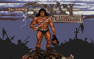 Title screen of Conan: The Cimmerian