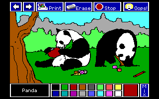 Gameplay of Electric Crayon 3.1: At the Zoo