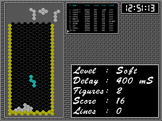 Gameplay of Maxtris