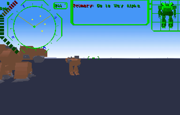 Gameplay of Heavy Gear