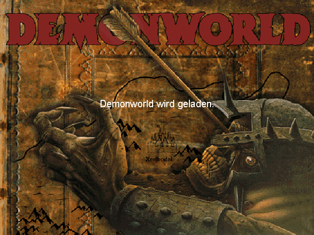 Title screen of Demonworld