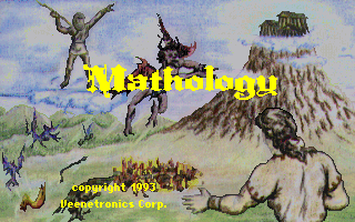 Title screen of Mathology
