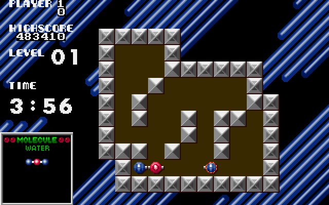Gameplay of Atomix