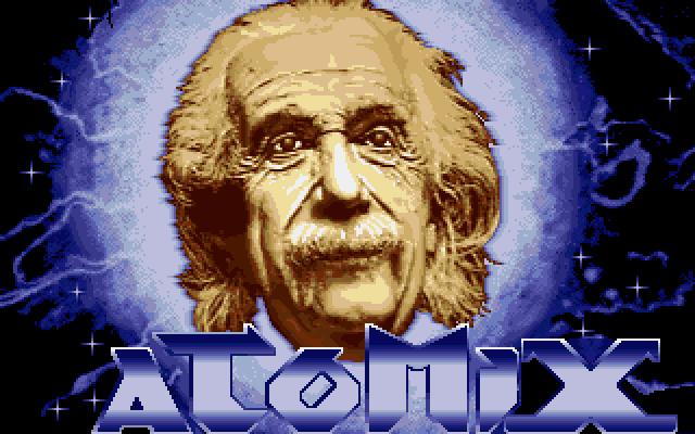 Title screen of Atomix
